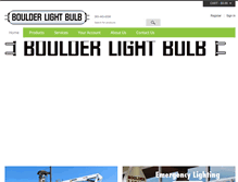 Tablet Screenshot of boulderlightbulb.com